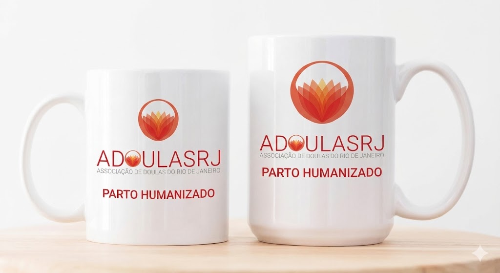 Caneca Oficial ADoulas RJ – “Parto Humanizado” (Personalizável)